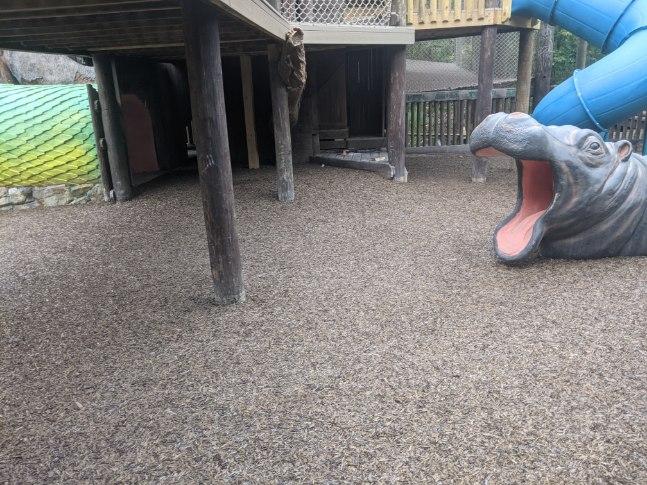Bonded Poured Rubber at playground